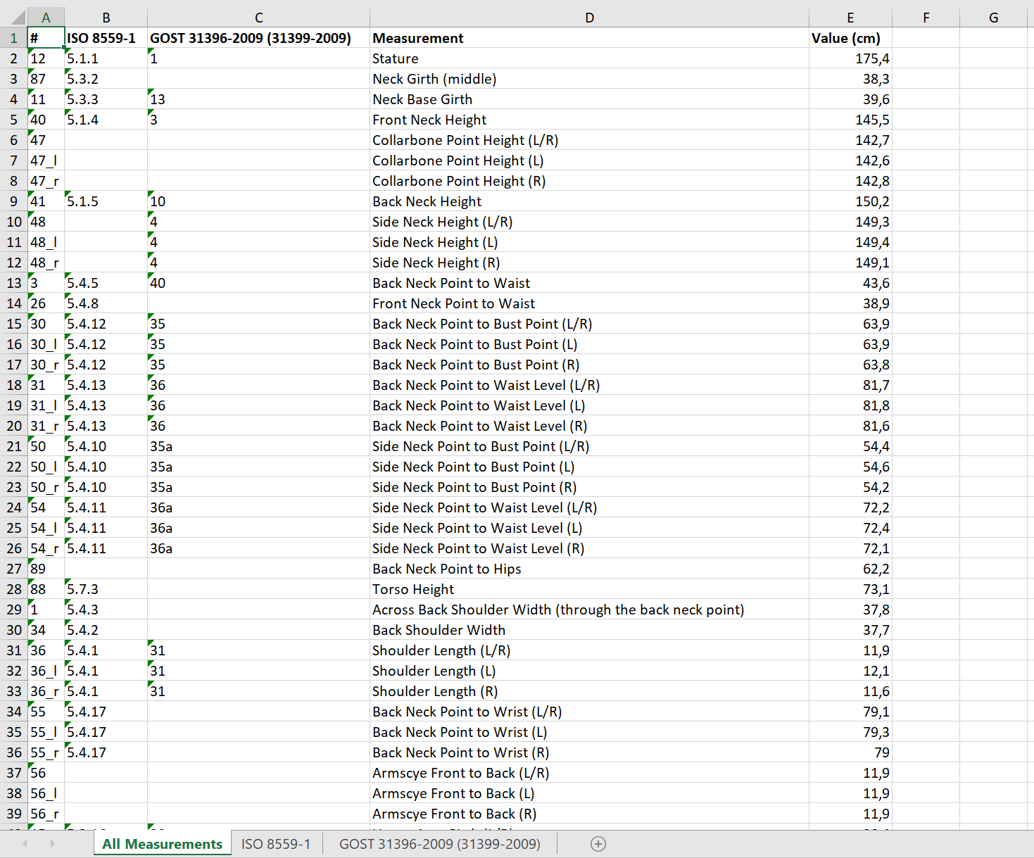 Export to Microsoft Excel