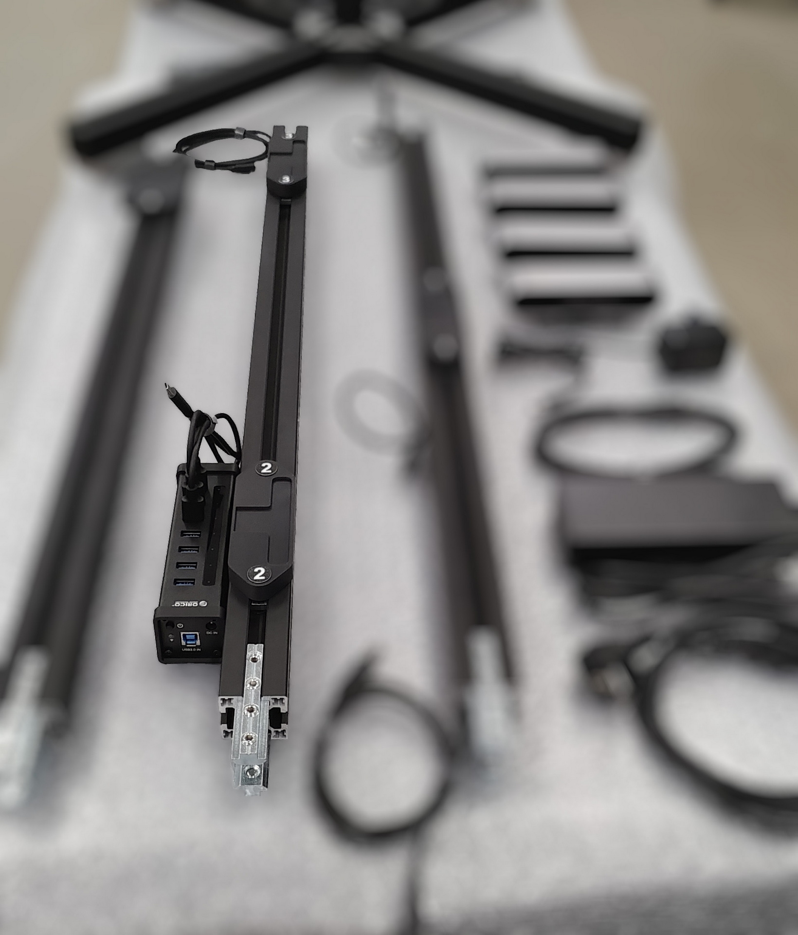 Вторая часть вертикальной стойки