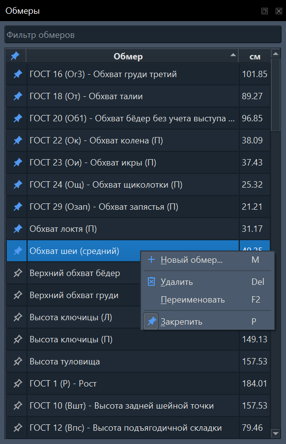 Обмеры